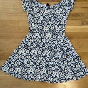 Floral Sundress - Blue and White
